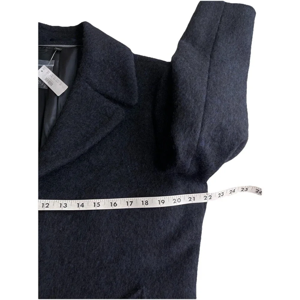 J.Crew Ludlow Men 38S Topcoat Heavyweight Italian Wool Navy Overcoat Peacoat